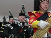 Military marching band at Garrison Ball